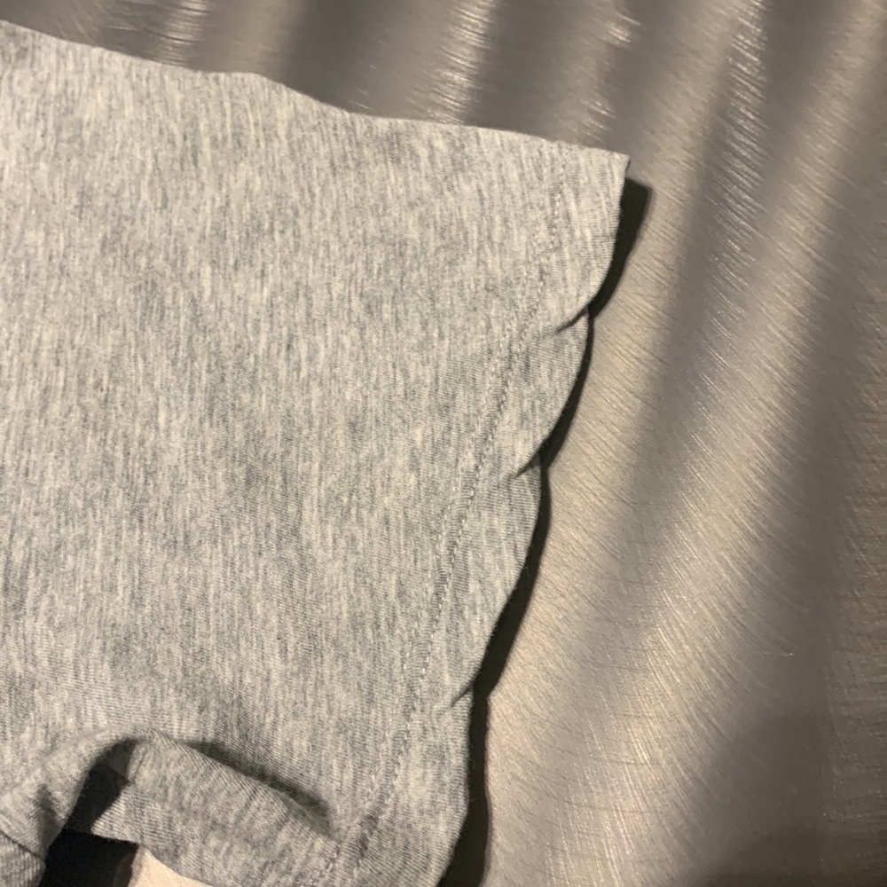 Avocado Gray Heather Crop Tee OS NWT - Picture 5 of 8